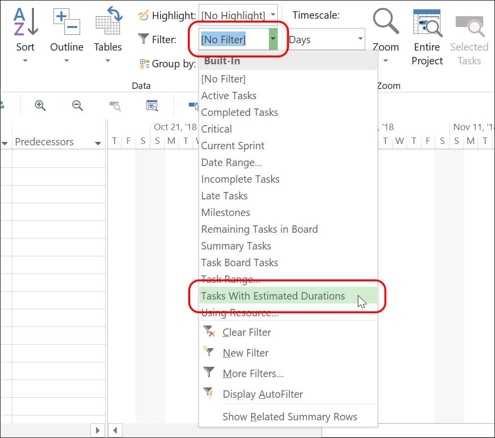 Ms Project Gantt Chart Disappeared