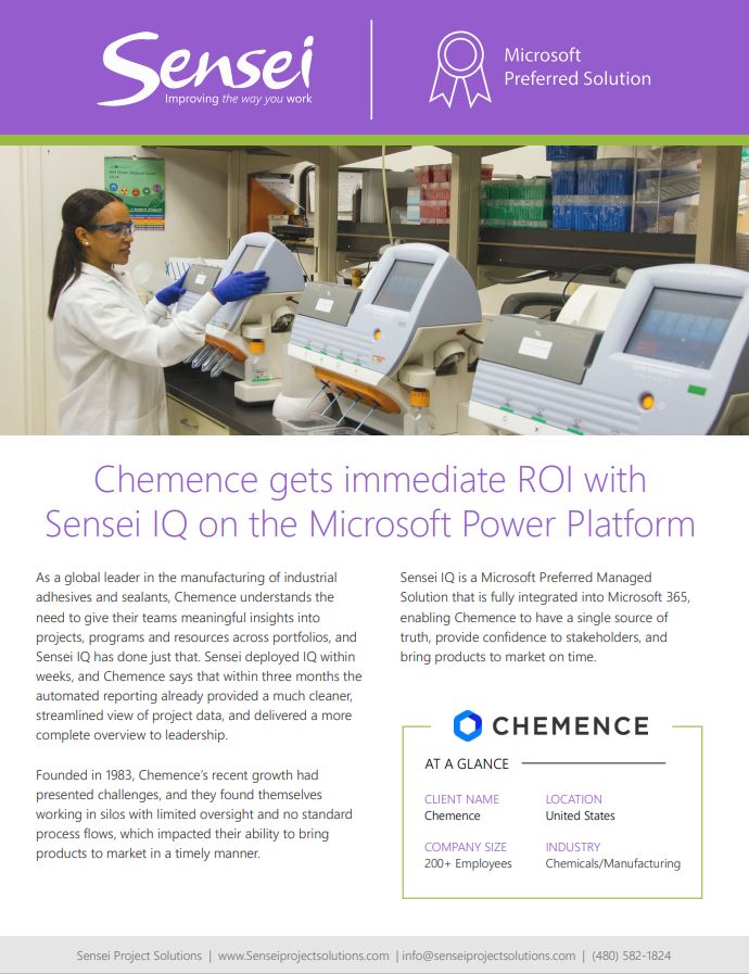 Chemence Case Study Preview