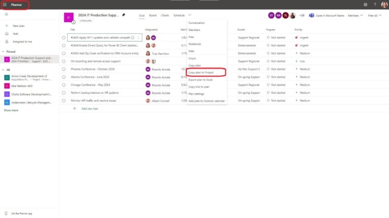 Upgrade from Planner to Microsoft Project for the web with new ‘Copy ...